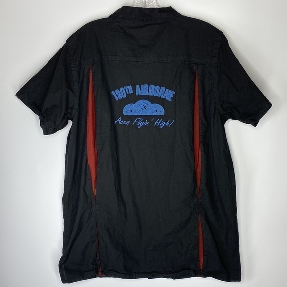 Archies Rockabilly Bowling Shirt Tatyana Clothing 19oth Airborne Aces 2XL - Picture 1 of 5